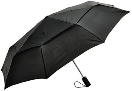 Double Canopy Strong UV Protect Umbrella 雙層抗風防反雨傘 - Blk 黑